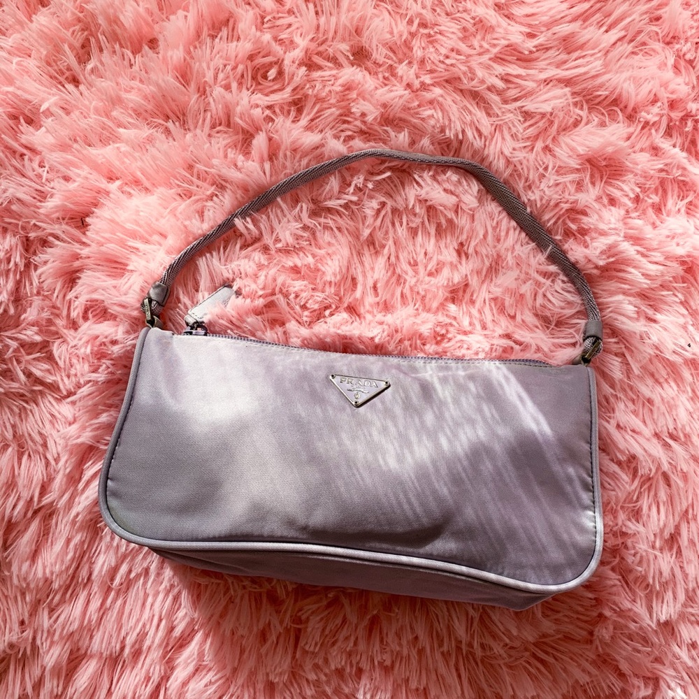 SOLD 💜 Prada Tessuto Nylon Pochette 💜 - Picture 8 of 17